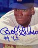 Autographed Topps BOB GIBSON Baseball Card In Excellent Condition