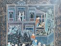 Illuminated Persian Panel: Women At Home