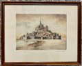 T. Roux Signed Etchings Of Paris Architectural Landmarks (4)