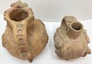 3 Pre-Columbian Ceramic Vessels & One Standing Figure
