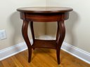 Butler Plantation Cherry Collection Single Drawer Table With Maple And Walnut Inlay