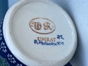 Handmade Polish Pottery Mug UNIKAT Signed
