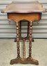 Victorian Side Table With Drop Finial Decorations