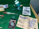 Nice Lot Of Vintage Fishing Gear. Spinning Reel, Lures, Hula Popper,  Cordell, Rebels, Squid, Heddon, Rapala. #1691300