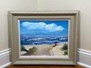 Susan Dinneno Beautiful Ocean Landscape Original Oil Painting