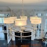 A Classic Star Arm Chandelier In Polished Nickel From Global Views