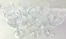 Vintage Crystal Wine Glasses (6)