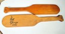 Pair Of 1950's Babson College Alpha Epsilon Pi Fraternity Paddles