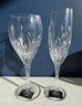 Never Used! Noritake Moondust - 4 Goblets And 4 Champagne Flutes