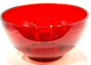 Vintage Royal Ruby Red Serving/punch Bowl By Anchor Hocking