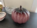 Decorative Bowls And Ceramic Pumpkin Decor