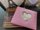 Albums, Book Like Box, Bath Salts, Decorative Squined Wooden Heart & Seashells