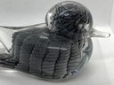Very Fine V NASON FOR MURANO Art Glass Mallard Sculpture With Controlled Bubble And Grey Smoke Feathers
