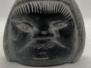 Signed Vintage Inuit/ Eskimo JOSIE POPPY Lava Stone Sculpture