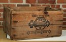 Antique Clark Bros. Bolt Company Of Milldale Connecticut Shipping Crate / Box / Table