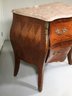Gorgeous Vintage French Style Marble Top Bombe Chest With Bronze Mounts - Fantastic Condition - - WOW !