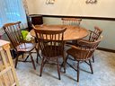 Drop Leaf Dining Table And 6 Chairs