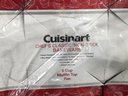Nice Brand New CUISINART $105 Retail Price 14' Cast Iron / Enamel Roasting / Lasagna Pan & Three Muffin Pans