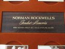 Franklin Mint Sterling Silver Norman Rockwell's Fondest Memories Bars Set Of 10