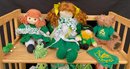 Large Grouping Of Irish/St. Patrick's Day Decor, Dolls, & More