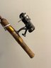 Two Vintage Fishing Rods And Reels- Garcia And Fenwick? Feralite FS55 With Shimano Reels