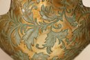 Italian Handmade Vietri Gold Glass Bowl With Sticker On The Bottom