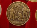 Franklin Mint Sterling Silver Parables Of Jesus Medallion Set Of 20