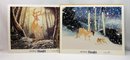 Set Of 6 Walt Disney Bambi Full Color Lobby Cards Re-released By Buena Vista Distribution