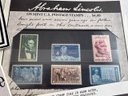 President Lincoln Stamps And Other Souvenir Pieces