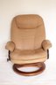 Tan Leather PALLISER Mid Century Modern Lounge Chair