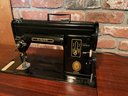 Vintage Singer 301A Sewing Machine  And Table.
