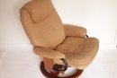 Tan Leather PALLISER Mid Century Modern Lounge Chair