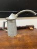 Rustic Vintage Galvanized Metal Oil Can