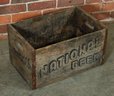 Antique National Beer Co. Wooden Advertising Crate