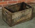 Antique National Beer Co. Wooden Advertising Crate