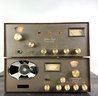 Browning Labratories - Golden Eagle Mark III Pair - Both Power On - Missing Speaker Screen