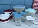 Collection Of Food Storage Containers Including Tupperware