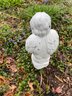 Painted Concrete Angel Statue, Yard Decor.  18' Tall