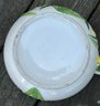 Vintage Unmarked Applied Daffodils Porcelain  9' X 5' Chamber Pot/Planter