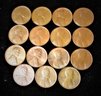 15 U.S. D Mint Mark Lincoln Pennies