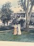 An Antique Hand Tinted Photograph Signed David Davidson 'The Old Manse'