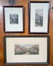A Trio Of Antique Hand Tinted Photographs By Wallace Nutting