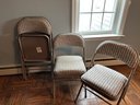 Set Of 4 Nice Samsonite Folding Chairs