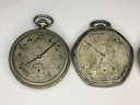 Lot Of Three (3) Antique Pocket Watches - Two Elgin One Illinois - All Need Restoration - Nice Lot