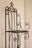 Whimsical Vintage Iron Bakers Rack