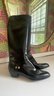 A Beautiful Pair Of Black SALVATORE FERRAGAMO Boots Size 9AA Made In Italy