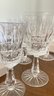 A Lot Of WATERFORD Lismore ? Goblets 2 Sizes - FOUR Approx 8' And THREE Approx 7'