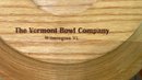 A Set Of FOUR THE VERMONT BOWL COMPANY Wood Salad Bowls Made In Wilmington, Vermont