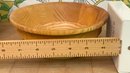 A Set Of FOUR THE VERMONT BOWL COMPANY Wood Salad Bowls Made In Wilmington, Vermont