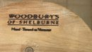 A WOODBURY'S Of SHELBURNE Hand Turned In Vermont Salad Bowl & 4 Bowls